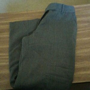 Size six petite wool lined trousers dark grey